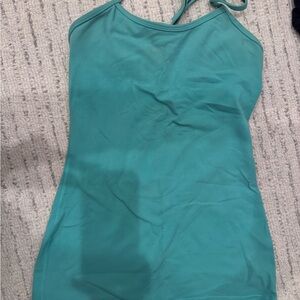 Lululemon Power Y Teal tank